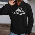 Breaststroke Swimming Stylized Design For Swimmers Zip Up Hoodie
