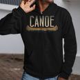 Canoe Canoeing Vintage Canoe Zip Up Hoodie