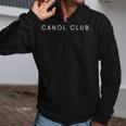 Canoe Club Minimalist Saying Zip Up Hoodie