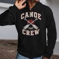 Canoe Crew Paddling Team Retro Graphic Zip Up Hoodie