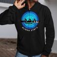 Kai Outrigger Canoe Hawaii Aloha State Paddling Retro Zip Up Hoodie Kai Outrigger Canoe Hawaii Aloha State Paddling Retro Zip Up Hoodie
