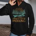 Kayaking Outdoor Water Sports Canoeing Paddle Kayak Zip Up Hoodie