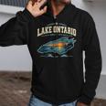Lakes Lake Ontario Fishing Canoe Lighthouse Outdoor Zip Up Hoodie Lakes Lake Ontario Fishing Canoe Lighthouse Outdoor Zip Up Hoodie