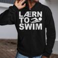 Learn To Swim Swimming Graphic Zip Up Hoodie Learn To Swim Swimming Graphic Zip Up Hoodie