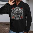 Paddling Island Heritage Outrigger Canoe Zip Up Hoodie