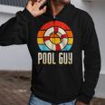 Pool Guy Swimming Attendant Attendants Rescuer Zip Up Hoodie
