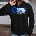 Swim Instructor Swimming Teacher Swimmer In Pool Graphic Art Zip Up Hoodie Swim Instructor Swimming Teacher Swimmer In Pool Graphic Art Zip Up Hoodie
