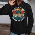 Swimmer By Day Gamer By Night Swimming Vintage Gaming Swim Zip Up Hoodie Swimmer By Day Gamer By Night Swimming Vintage Gaming Swim Zip Up Hoodie