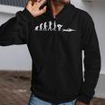 Swimming Evolution For Swimmers Zip Up Hoodie Swimming Evolution For Swimmers Zip Up Hoodie