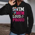 Swimming Swimmer Swim Mom Zip Up Hoodie