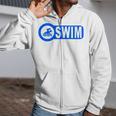 2 Sided Print Swimming Teacher Swim Instructor Swim Lessons Zip Up Hoodie 2 Sided Print Swimming Teacher Swim Instructor Swim Lessons Zip Up Hoodie