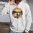 Kayak Kayaker Canoes-Boating Water-Paddle Canadier-Canoe Raglan Baseball Tee Zip Up Hoodie