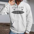 Kayak Queen Fun Kayak And Canoe Paddler Zip Up Hoodie