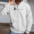 Kayaking Graphic Kayak Figure Kayaker Canoe Paddling Zip Up Hoodie
