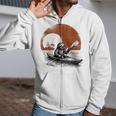 Kayaking Sloth Kayak Kayaker Canoe Paddling Zip Up Hoodie