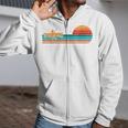 Retro Vintage For Canoeists And Paddle Zip Up Hoodie