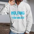 Swimming Swimmer Raglan Baseball Tee Zip Up Hoodie