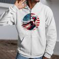 Swimming United States Apparel American Flag Swimming Zip Up Hoodie Swimming United States Apparel American Flag Swimming Zip Up Hoodie