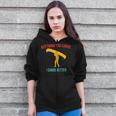 Anything You Canoe I Canoe Better Vintage Quote Sleeveless Zip Up Hoodie