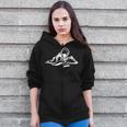Breaststroke Swimming Stylized Design For Swimmers Zip Up Hoodie