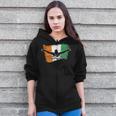 Cool Ireland Flag Vintage Irish Flag Swimmer Fly Swimming Zip Up Hoodie