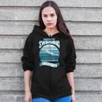 Here's To Swimming With Bow Legged Women Distressed Look Zip Up Hoodie Here's To Swimming With Bow Legged Women Distressed Look Zip Up Hoodie
