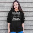 What Is Part Of Don't You Understand Swimming Swimmer Swimming Zip Up Hoodie