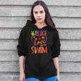 Peace Love Swim Swimming Tie Dye Swimmer Swimming Swim Team Zip Up Hoodie Peace Love Swim Swimming Tie Dye Swimmer Swimming Swim Team Zip Up Hoodie