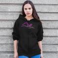 Silhouette Icon Swimmer Stuff Girls Swimming Zip Up Hoodie