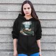 Solo Canoe Tourer Who Knows Every Rapid Campsite Portage Zip Up Hoodie