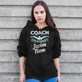 Swim Coach Professional Instructor Swimming Lesson Sport Zip Up Hoodie