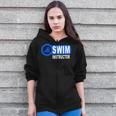 Swim Instructor Swimming Teacher Swimmer In Pool Graphic Art Zip Up Hoodie Swim Instructor Swimming Teacher Swimmer In Pool Graphic Art Zip Up Hoodie