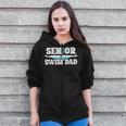 Swim Senior Dad 2026 Proud Swimming Senior Father 2026 Zip Up Hoodie Swim Senior Dad 2026 Proud Swimming Senior Father 2026 Zip Up Hoodie