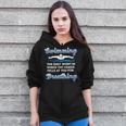 Swim Team Swimming Coach Quote Swim Breathing Joke Zip Up Hoodie