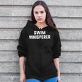 Swim Whisperer Swimming Coach Teacher Instructor Zip Up Hoodie