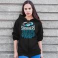 Swimmers Do More Kicks I For Swimming Lovers Zip Up Hoodie