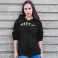 Swimming Evolution For Swimmers Zip Up Hoodie Swimming Evolution For Swimmers Zip Up Hoodie