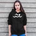 Swimming Icon Zip Up Hoodie