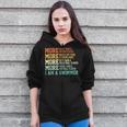 Swimming Saying Swim Swimmer Zip Up Hoodie