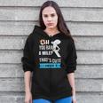 Swimming Saying For Swimmers Zip Up Hoodie