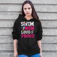 Swimming Swimmer Swim Mom Zip Up Hoodie