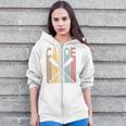 Canoe Vintage Canoeing Retro Canoe Paddling Zip Up Hoodie