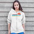 Canoes-Rowing Canoe-Rower Canoeing-Canoeist Vintage Canoes Raglan Baseball Tee Zip Up Hoodie