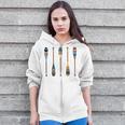 Colorful Painted Oars Paddle Nautical CanoeShirt Zip Up Hoodie Colorful Painted Oars Paddle Nautical CanoeShirt Zip Up Hoodie