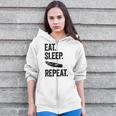 Eat Sleep Canoe Repeat Canoeing Outdoors Raglan Baseball Tee Zip Up Hoodie Eat Sleep Canoe Repeat Canoeing Outdoors Raglan Baseball Tee Zip Up Hoodie
