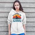 I'd Rather Be Swimming Retro Swim Swimmer Zip Up Hoodie I'd Rather Be Swimming Retro Swim Swimmer Zip Up Hoodie