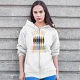 Kayak And Canoe Lake Fun Raglan Baseball Tee Zip Up Hoodie