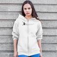 Kayaking Graphic Kayak Figure Kayaker Canoe Paddling Zip Up Hoodie