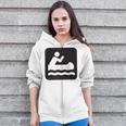 Outdoors Water Sports Canoe Canoeist Raglan Baseball Tee Zip Up Hoodie