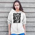 Swimming Cycling Running Triathlon Running Swimming Zip Up Hoodie Swimming Cycling Running Triathlon Running Swimming Zip Up Hoodie